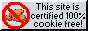 100% Cookie Free